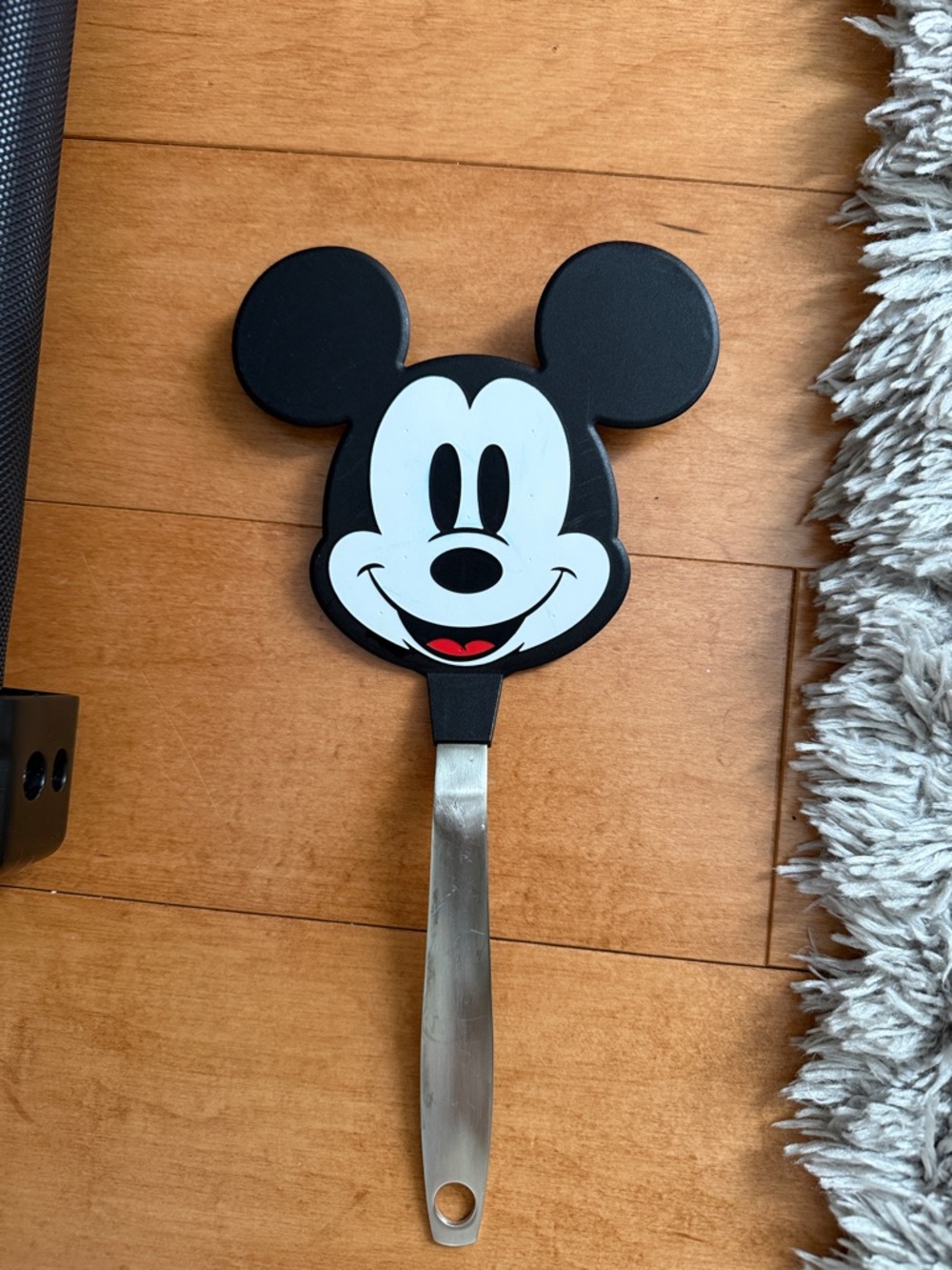 Mickey Mouse Silicone & Stainless Steel Spatula - Black, White, Red